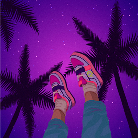 Небо в пальмах