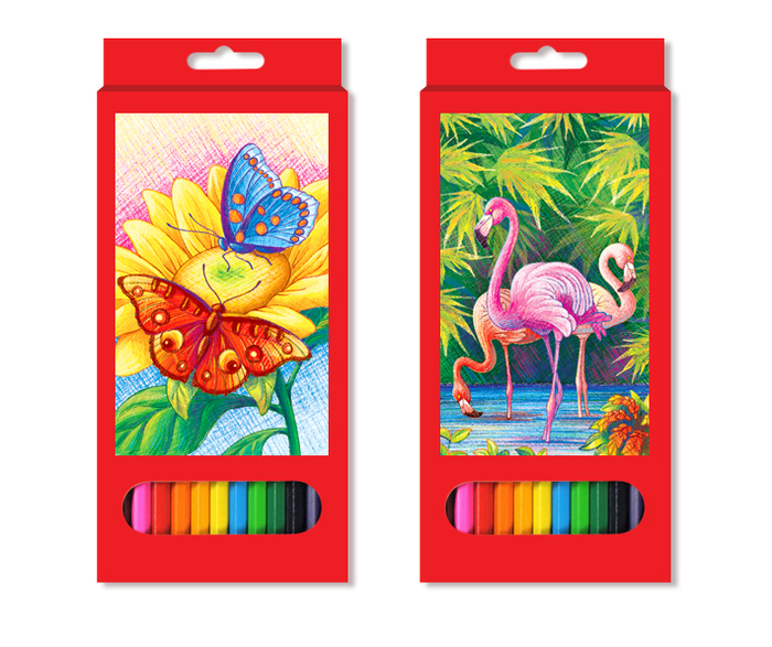 Коробка с карандашами :)