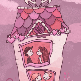 Романтическая иллюстрация