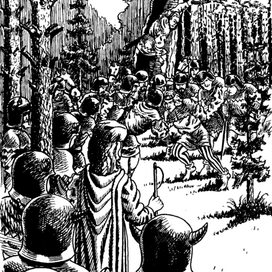 Иллюстрация к книге "Удивительные приключения Билла Грэлли"