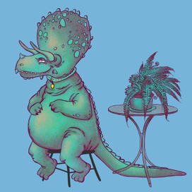 Сытый трицератопс