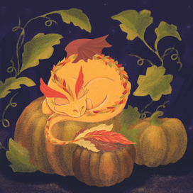 постер "Осенний дракон"