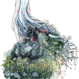 Иллюстрация к книге "Мама Шамана рассыпает соль"