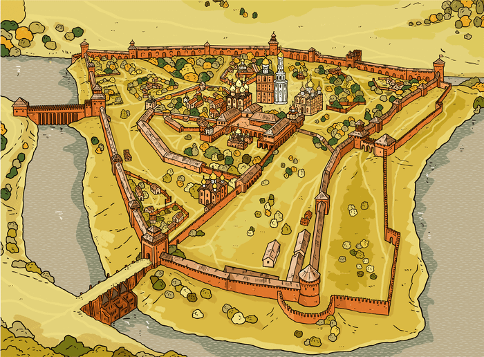 Московский кремль. Реконструкция.