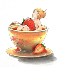 Strawberry tea