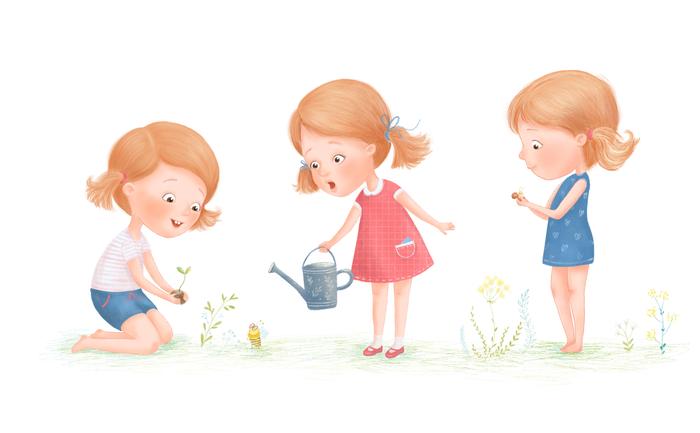 Соня и огуречная грядка