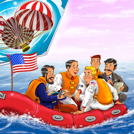 Умные сказки для детей. Команда Аполлон-11