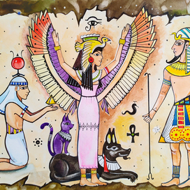 Моя семья в египетском стиле