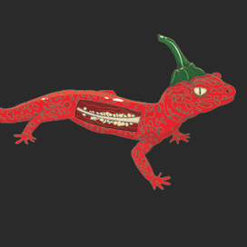 Персонаж ящерица-чили