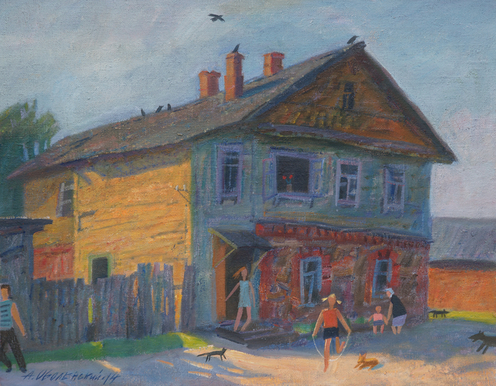 Утро старого дома. Себеж.