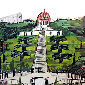 Хайфа, Бахайские сады