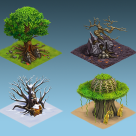 Сказочные деревья