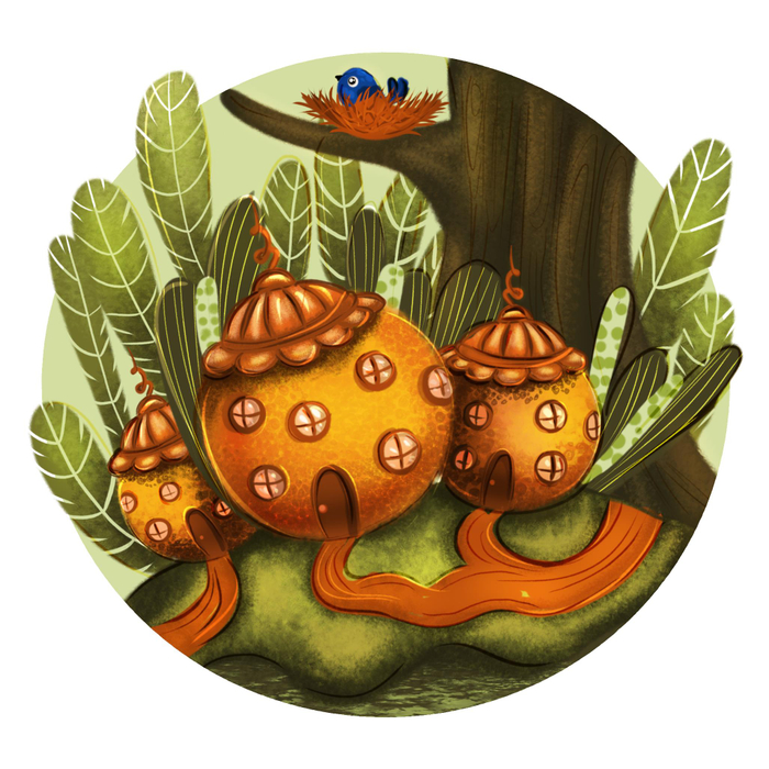 лесные домики