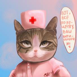 Мем с кото-доктором