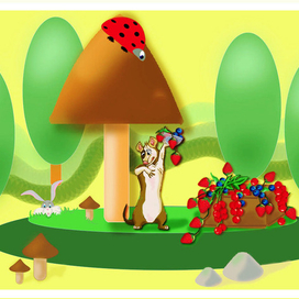 крысенок Дик в лесу