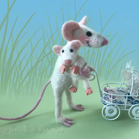 Беленькие гуляют