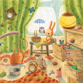 где же зонтик?