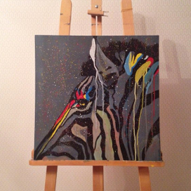 Рисунок зебры.