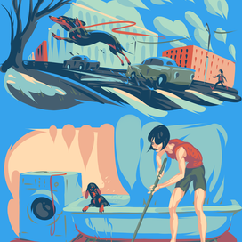 Иллюстрация в "Cute Zine" (Милый Зин)