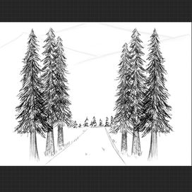 Елки и горы