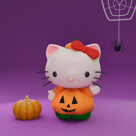 Hello helloween Kitty!