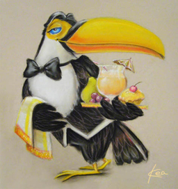 Тукан-официант