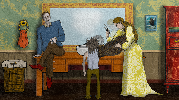 Иллюстрация к анимационному фильму "Wing"