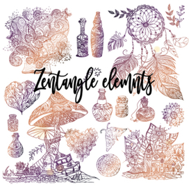 doodle style vector elements 