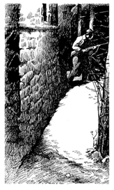 рисунок к повести "Старая крепость"