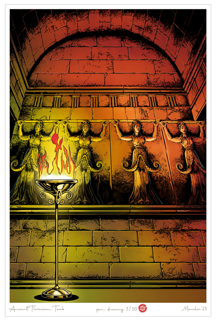 Древняя фракийская гробница