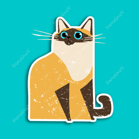 Сиамская кошечка