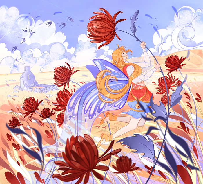 Fairy spirit of the wind