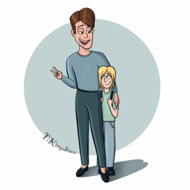 Отец и его сын хиппи