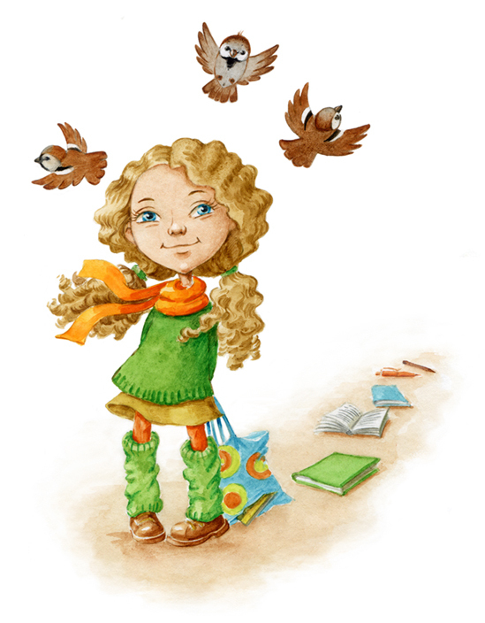 Лидос идет в школу