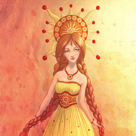 Эскиз к диплому bjd Солнце