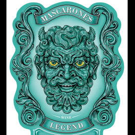 Этикетки вина Mascarones Legend