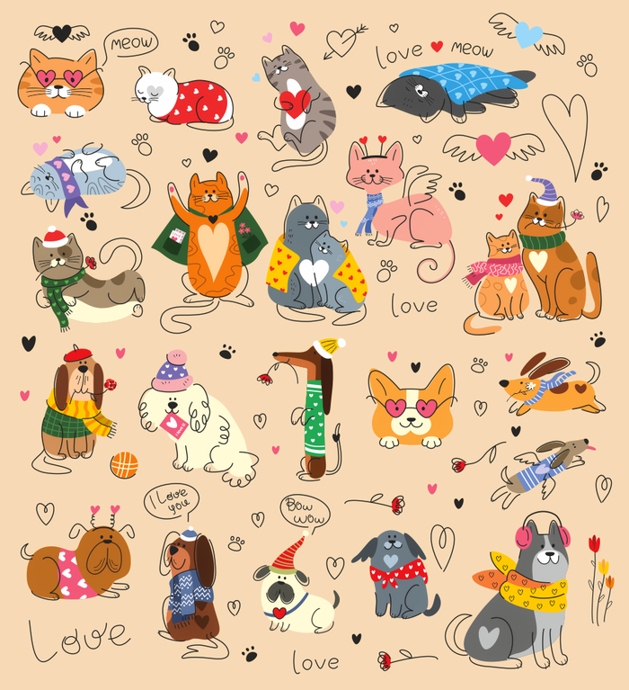 Собачки и котики