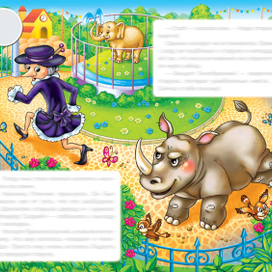 Чебурашка и крокодил Гена. Зоопарк.