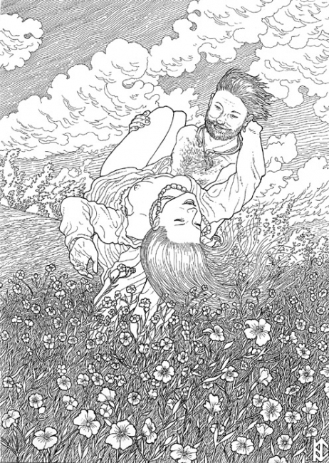 Лен цветет (серия «Славянская эротика»)