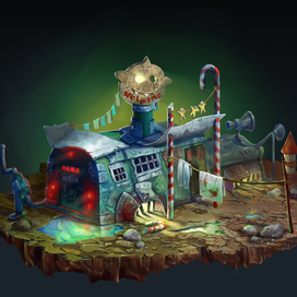 Законченный концепт-арт дома. 