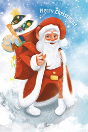 Открытка: "Merry Christmas"