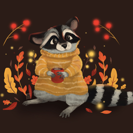 Осенние иллюстрации 