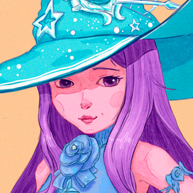 Бирюзовая шляпка