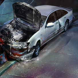 Авария. Локация.