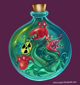 Питомец в бутылке