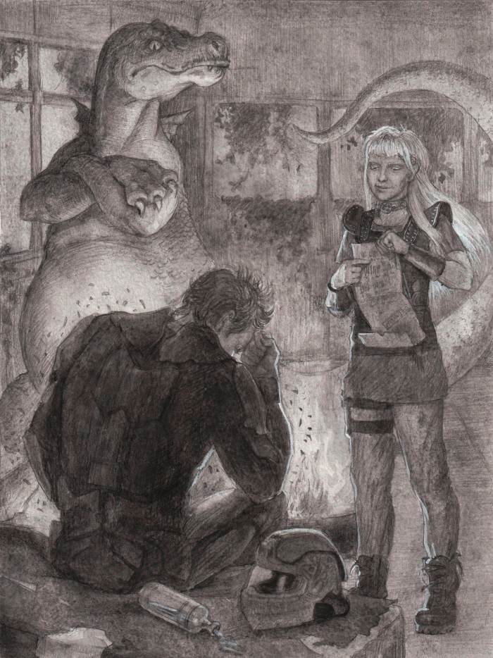 Ил. к книге М.Акиньшина"Крепкий керосин принцессы Беатрикс"