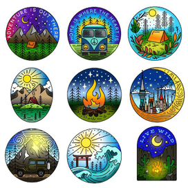 Стикеры "Путешествие 2"