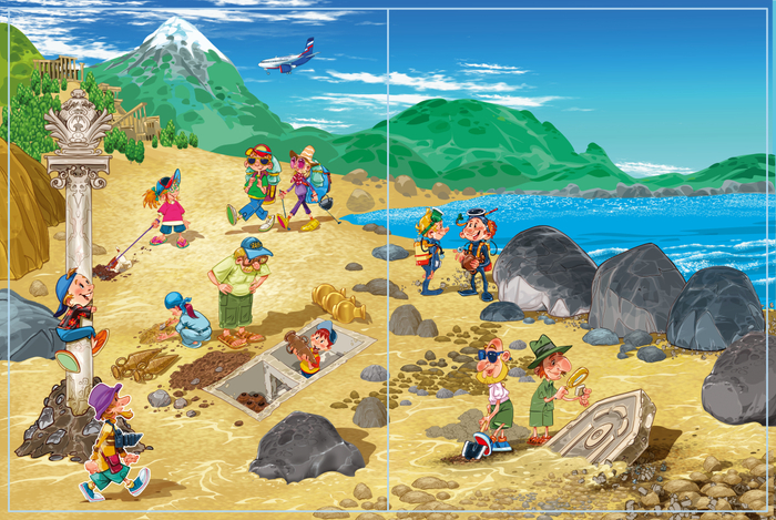 книжка с окошками