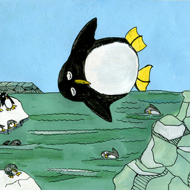 Снегирев - Отважный пингвиненок