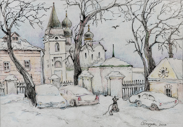  Московский дворик на Старосадском 